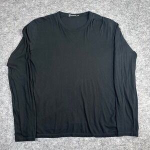T by Alexander Wang Long Sleeve Tee Mens XS Black Cotton Crewneck